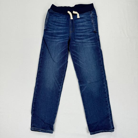 J. Crew Crewcuts Kids New Fit Drawstring Stretch Jean Size 12 Blue - Picture 3 of 10